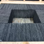 Ardoise naturelle Luz 30 Rustique 35 × 22 cm – gros-plan de la surface structurée